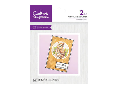 Crafter’S Companion Stamp & Die - Woodland Explorer