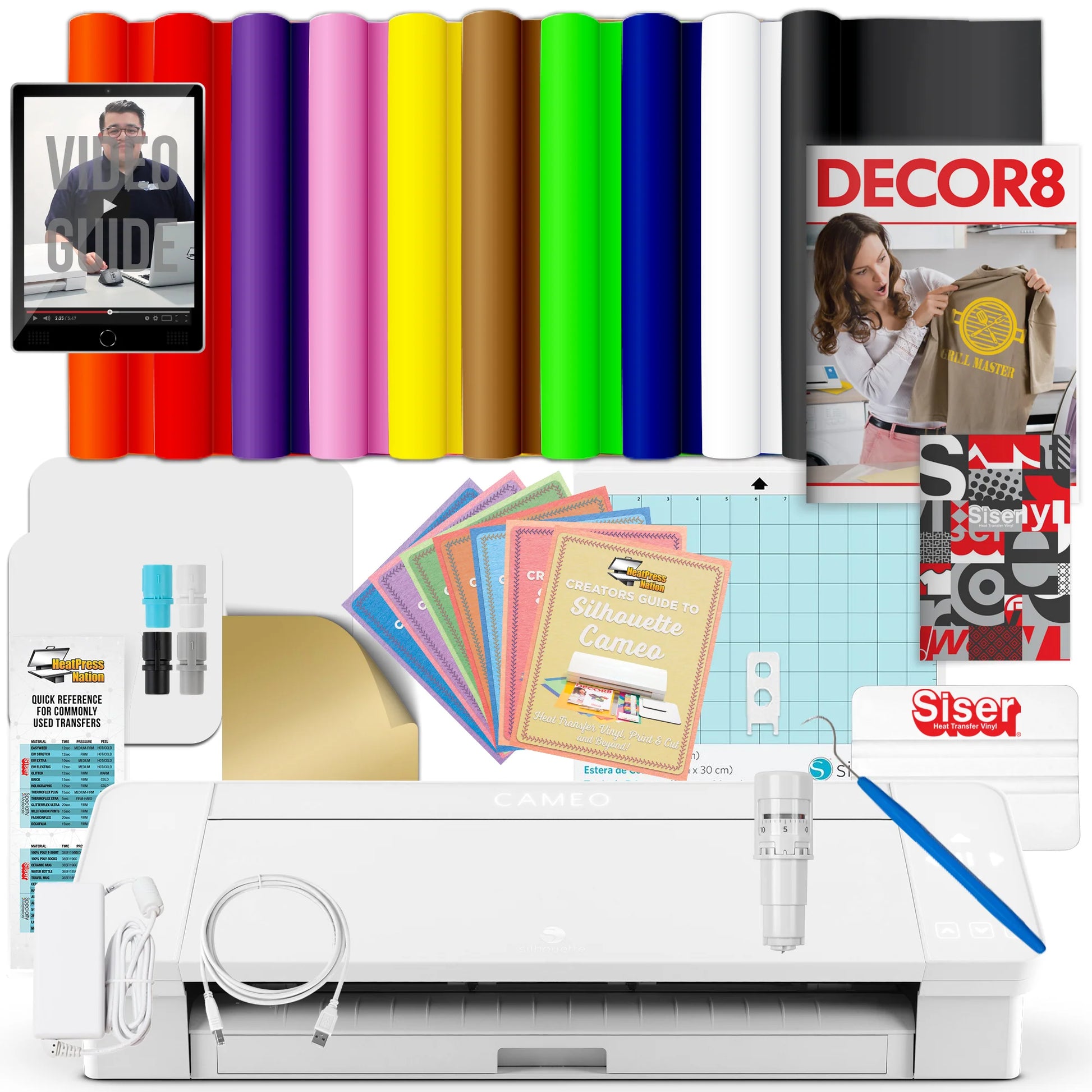 Cameo 4 Siser Easyweed HTV Bundle