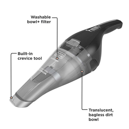 Black & Decker HNVC220BCZ00 Dustbuster Lithium Hand Vacuum