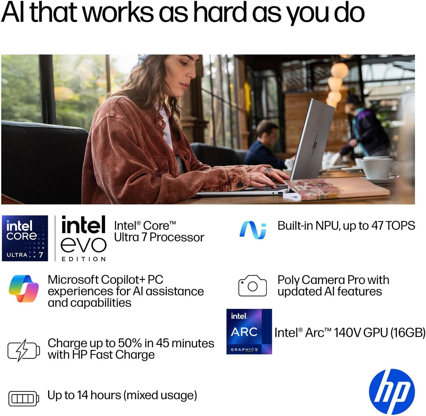 2026 HP Omnibook 7 Flip (Next Gen Envy X360) 2-In-1 Laptop (16" FHD+ Touchscreen, Intel Ultra 7 258V, 32GB DDR5 RAM, 1TB SSD, Arc 140V GPU (16GB), MPP Stylus), AI PC, IR Webcam, Wi-Fi 7, Win 11 Pro