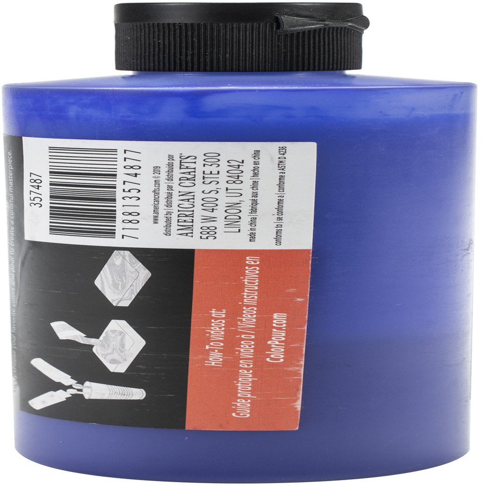 Color Pour Magic Pre-Mixed Paint 8Oz-Sapphire