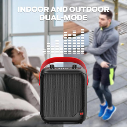 Portable Bluetooth Speakers, Wireless Bluetooth Speaker with 40W Loud Stereo Sound, Outdoor Speakers with Handle, 12H Playtime, Supports TF Card, AUX for Outdoor