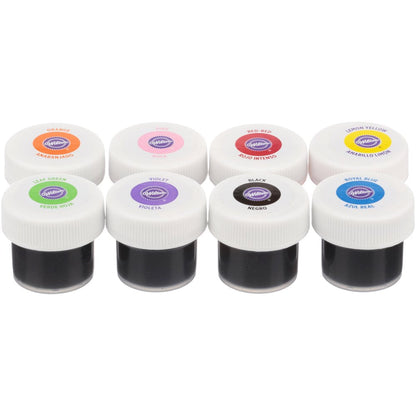 8-Piece Gel Food Coloring Set, 4 Oz. (Purple, Blue, Green, Black, Yellow, Orange, Pink, Red)