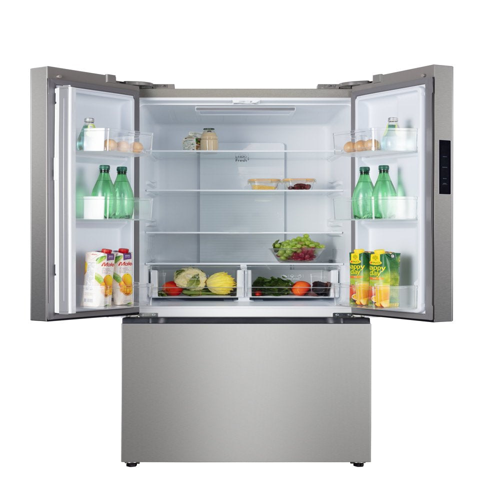 , 17.7 Cu. Ft. French Door Refrigerator, Platinum Silver, HZ0771