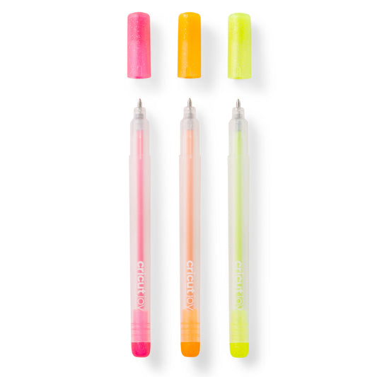 Joy™ Glitter Gel Pens 0.8 Mm, Neon (3 Ct)