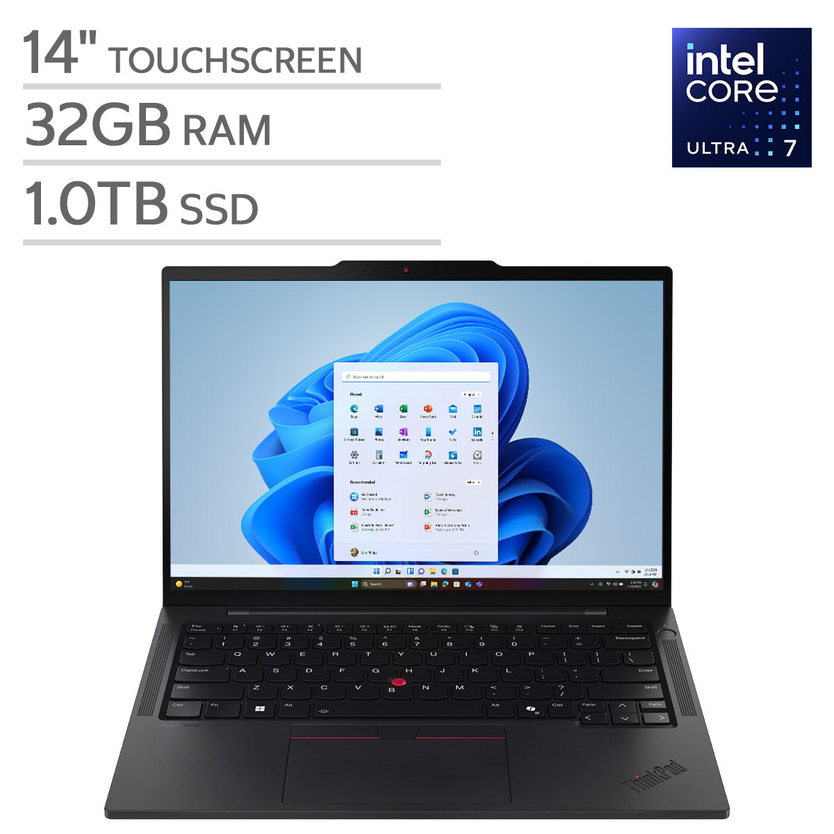 Lenovo Thinkpad T14S G6 14" Touchscreen Laptop — Core Ultra 7 255U Processor — 32GB RAM — 1TB SSD — Windows 11 Pro — Wi-Fi 7