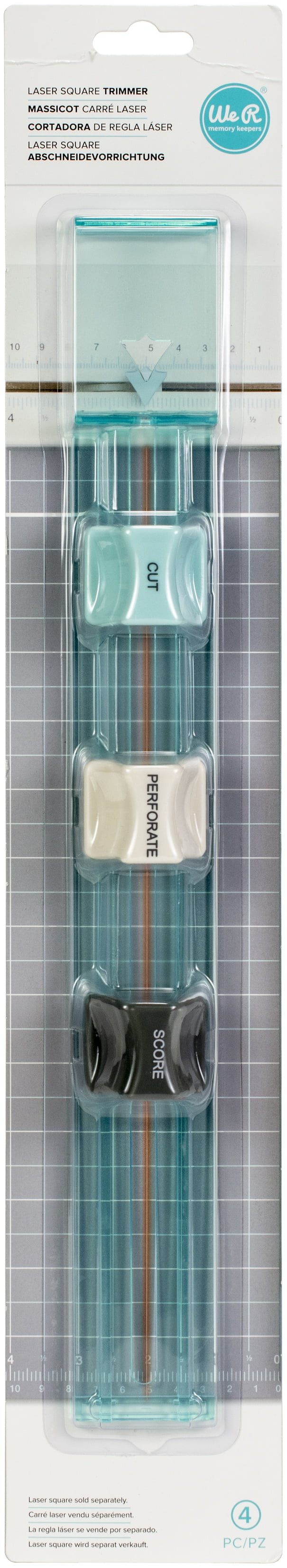 We R Laser Square Guide & Blades 4/Pkg-