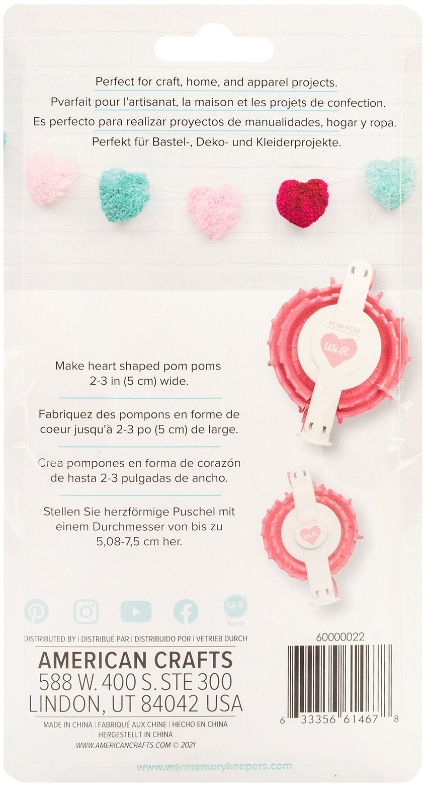 Heart Pom Pom Maker 2/Pkg