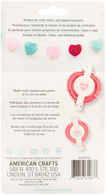 Heart Pom Pom Maker 2/Pkg