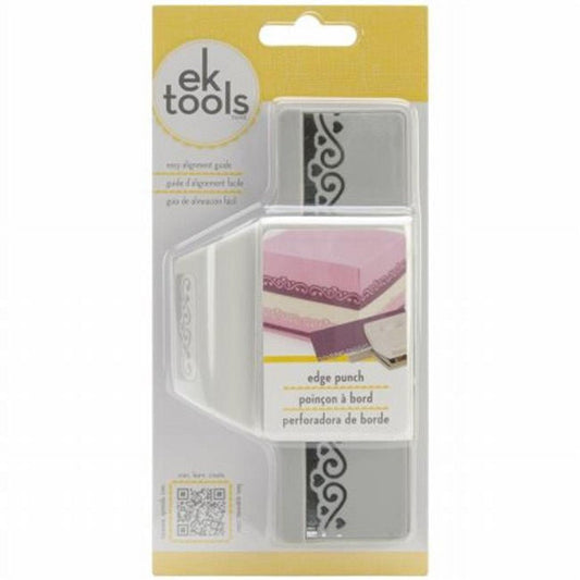 E5440180 Edge Punch-Scroll & Hearts, 2''X1''