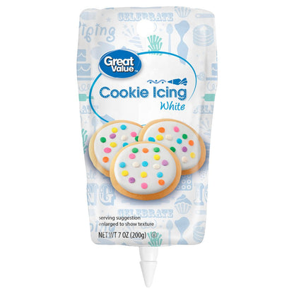 Cookie Icing, White, 7 Ounces