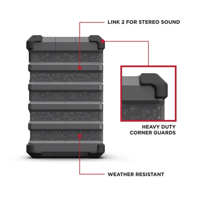 Trailblazer Summit - Rugged Portable All-Weather Bluetooth Speaker