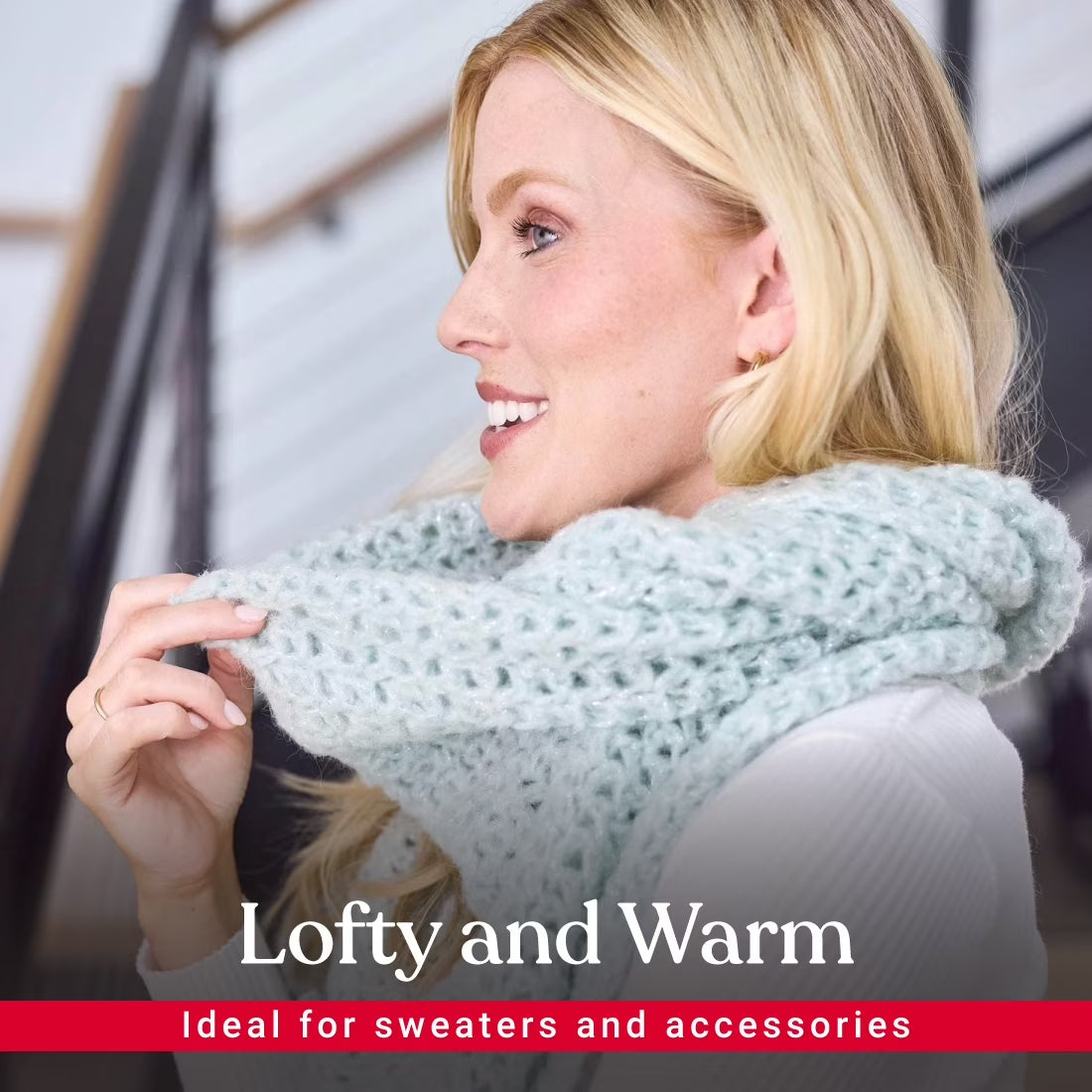 Premier Yarns ELLE by Me Odette, Bulky Yarn for Crocheting and Knitting, Merino Wool Blend, Wisp