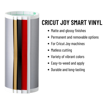 Cricut Deluxe Vinyl Materials and Accessories Bundle for Cricut Joy Machines, 44 Count