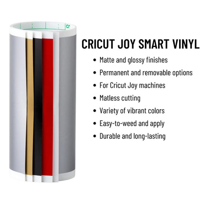 Cricut Deluxe Vinyl Materials and Accessories Bundle for Cricut Joy Machines, 44 Count