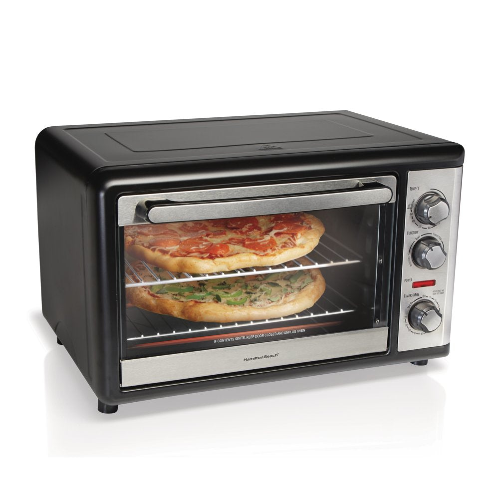 Countertop Oven with Convection and Rotisserie, Baking, Broil, Extra Large Capacity, Stainless Steel, 31108