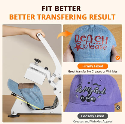 Hat Press Machine, Auto Tumbler Heat Press, Heat Resistant Gloves, Heat Tape