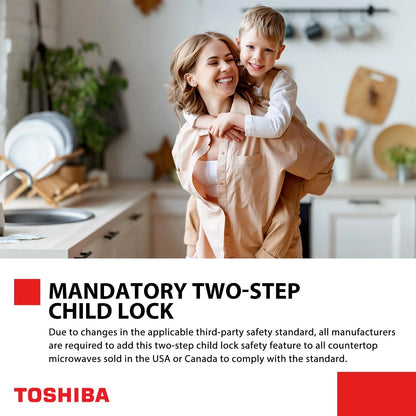 0.9 Cu Ft Microwave Oven, 6 Auto Menus, Mute Function, Child Lock, 900W, Stainless Steel