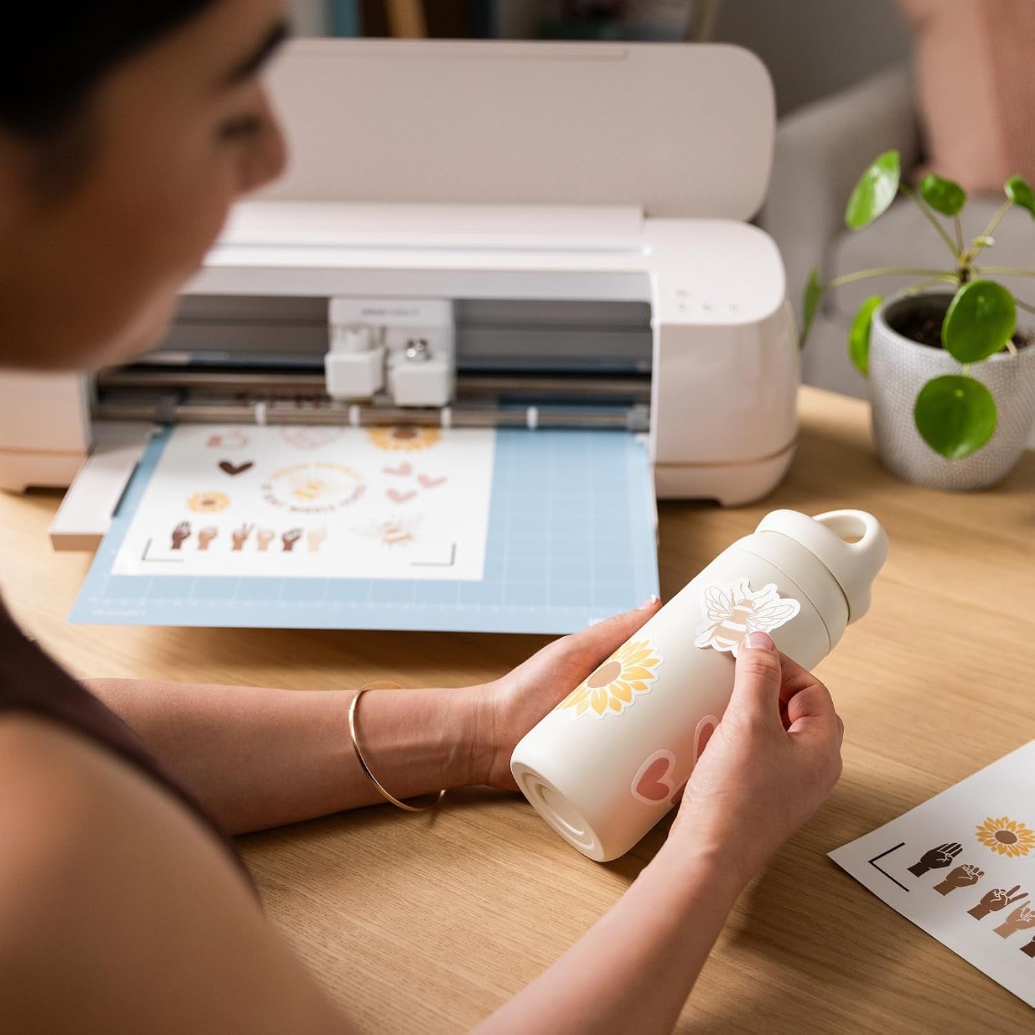 Maker 4 Machine Ultimate Bundle- Vinyl Sampler, Infusible Ink, Sticker Making Set, Iron-On Sampler Roll, Tools and Cutting Mats, Beginner Cutting Machine Set for Die-Cutting Projects