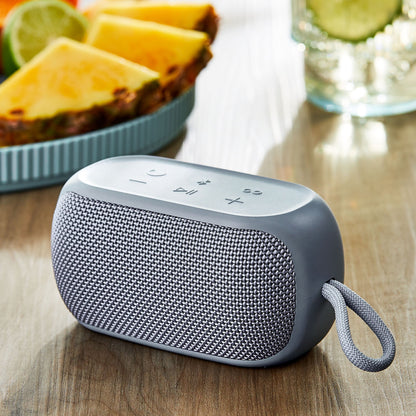Small Rugged Speaker with Bluetooth Wireless Technology, Blue