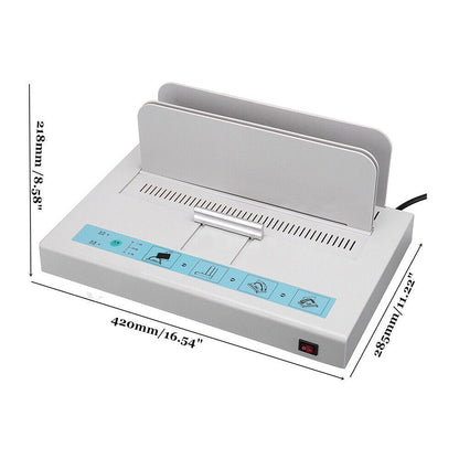 110V Electronic Binder 3 Gears Adjustable A4 Thermal Binding Machine Contract Book 60-180 Seconds