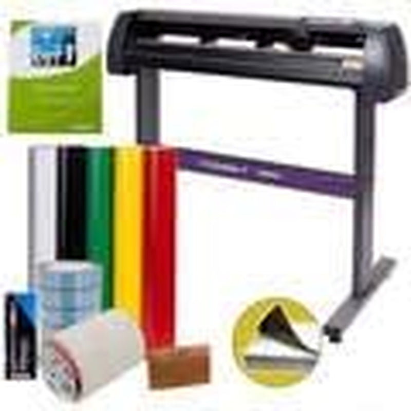Uscutter 34 Inch MH 871 Vinyl Cutter Kit with Software, Free Video Training Course, Starter Signmaking Kit