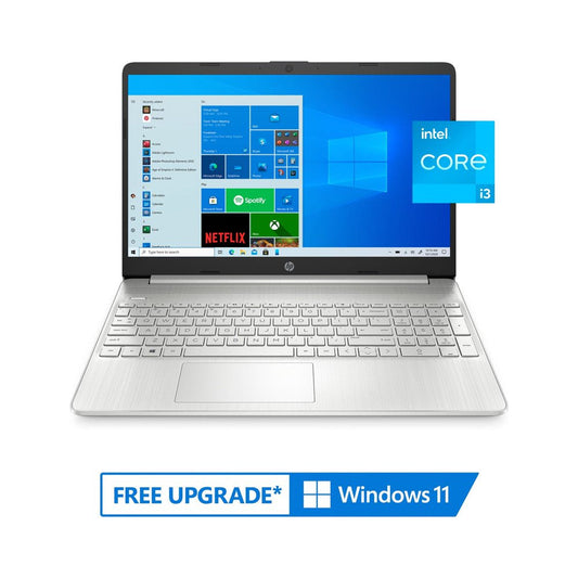 15.6" Laptop, Intel Core I3-1115G4, 8GB RAM, 256GB SSD, Windows 10 Home, Natural Silver, 15-Dy2091Wm