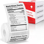 Phomemo Thermal Label Paper for M110 M200 M120 M220 M150 M250 M260 M108 M100 Label Printer, Self-Adhesive Thermal Paper for Clothing, Retail, Mailing, Barcode, White Sticker Labels, 40Mm X 60Mm