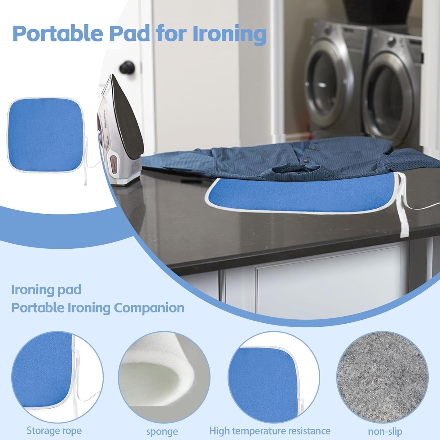 Sublimation Shirts Tool Kits for Vinyl Alignment,Portable Pad for Ironing,T-Shirt Rulers Guide and Teflon Sheet for Cricut Heat Press HTV Vinyl Center Designs,Craft Sewing Accessories