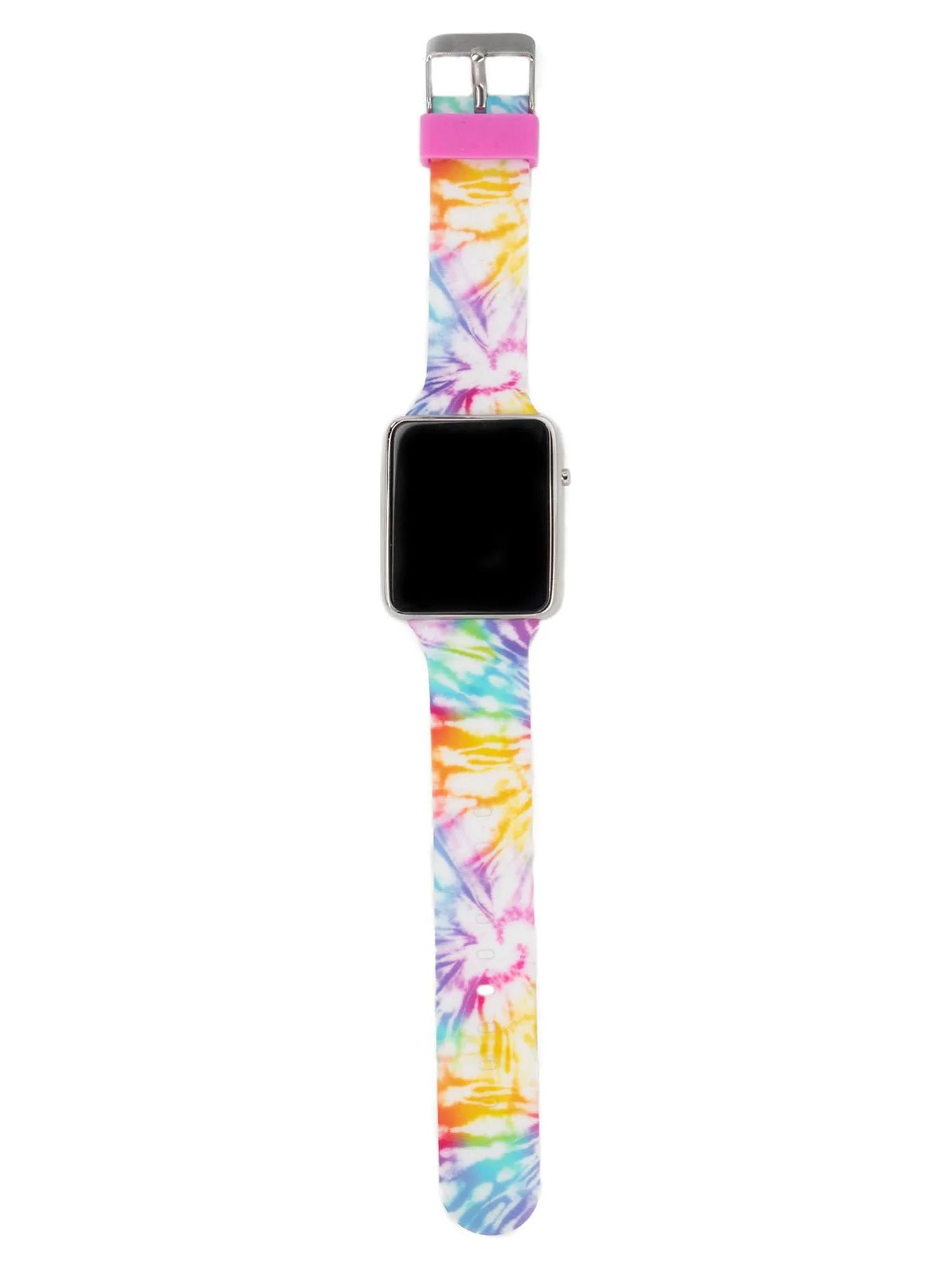 Childrens & Adult LED Watch with Pink Tie Dye Strap (WN4265WM)