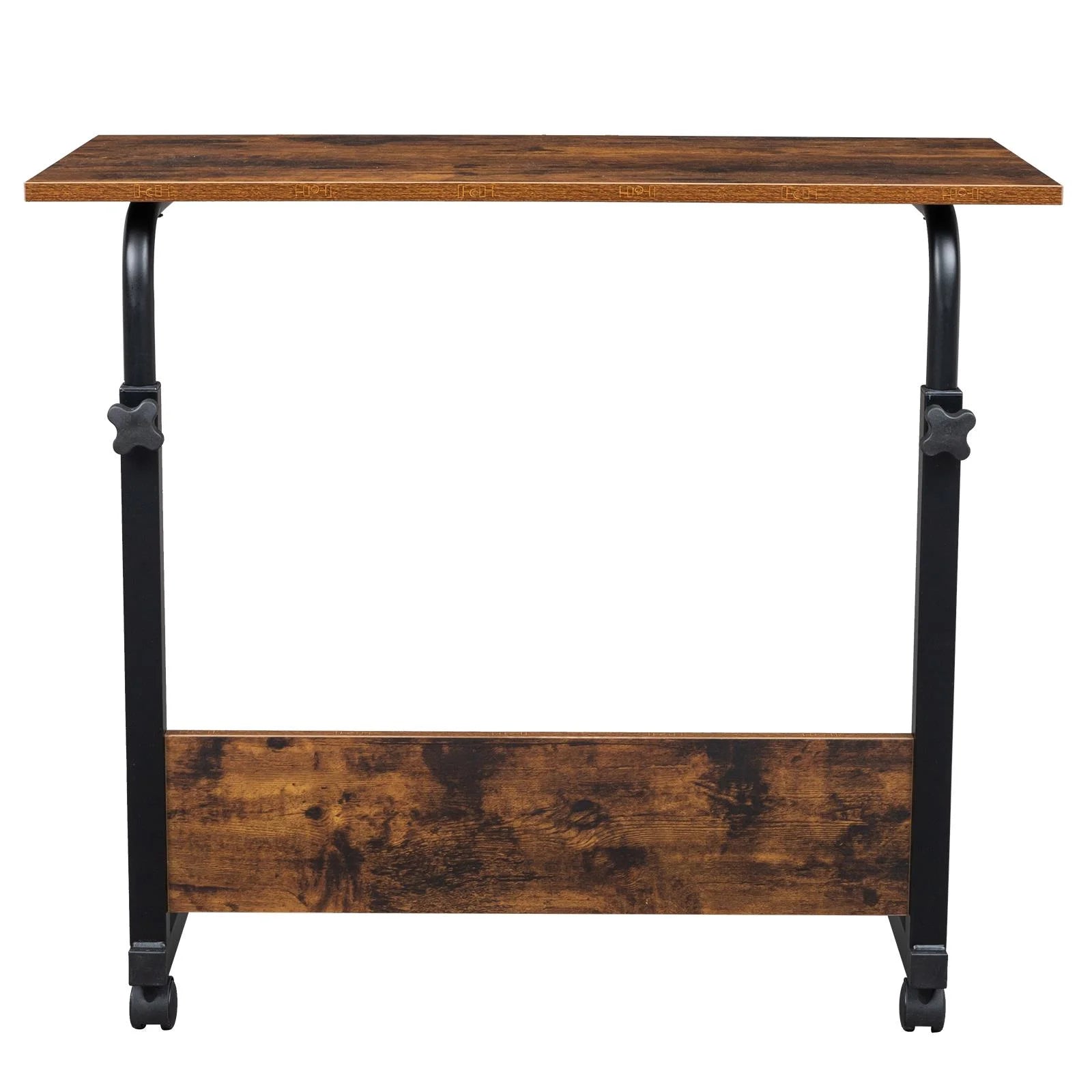 Side Table Rolling Computer Desk Stand Coffee Sofa End Cart Laptop PC Tray Home