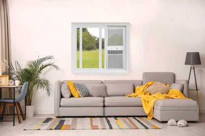8,000 BTU Slider Casement Window Room Air Conditioner up to 350 Sq Ft, White