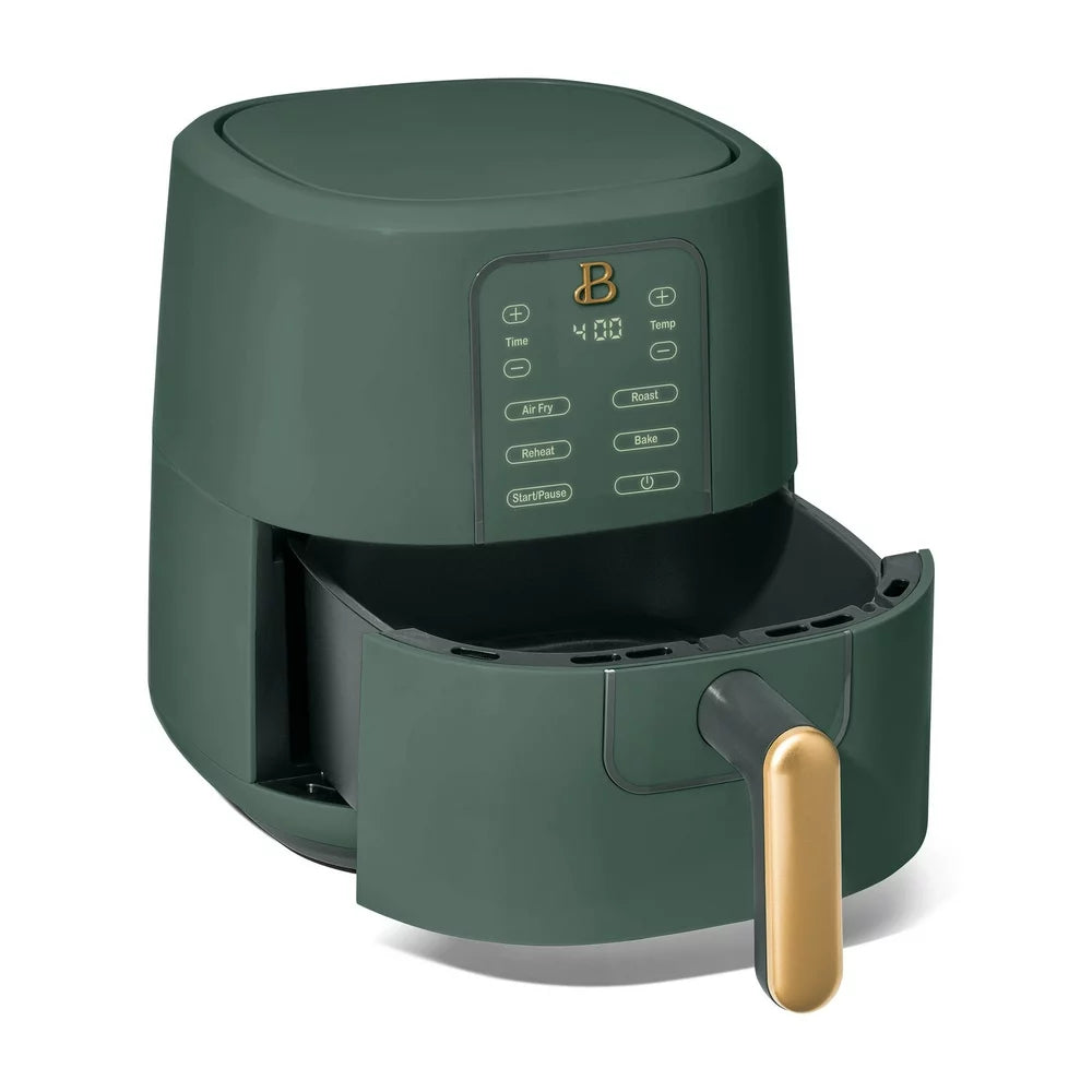 3 Qt Air Fryer with Turbocrisp Technology, Limited Edition Thyme Green by Drew Barrymore