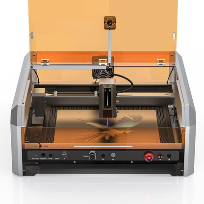 Genmitsu L8 Laser Engraver, 40W (40000Mw) Power Output Laser Cutter, 40000Mm/Min All-In-One Laser Engraving Machine with Acrylic Enclosur, Air Assist Pump, Honeycomb, Camera, Safety Class 1