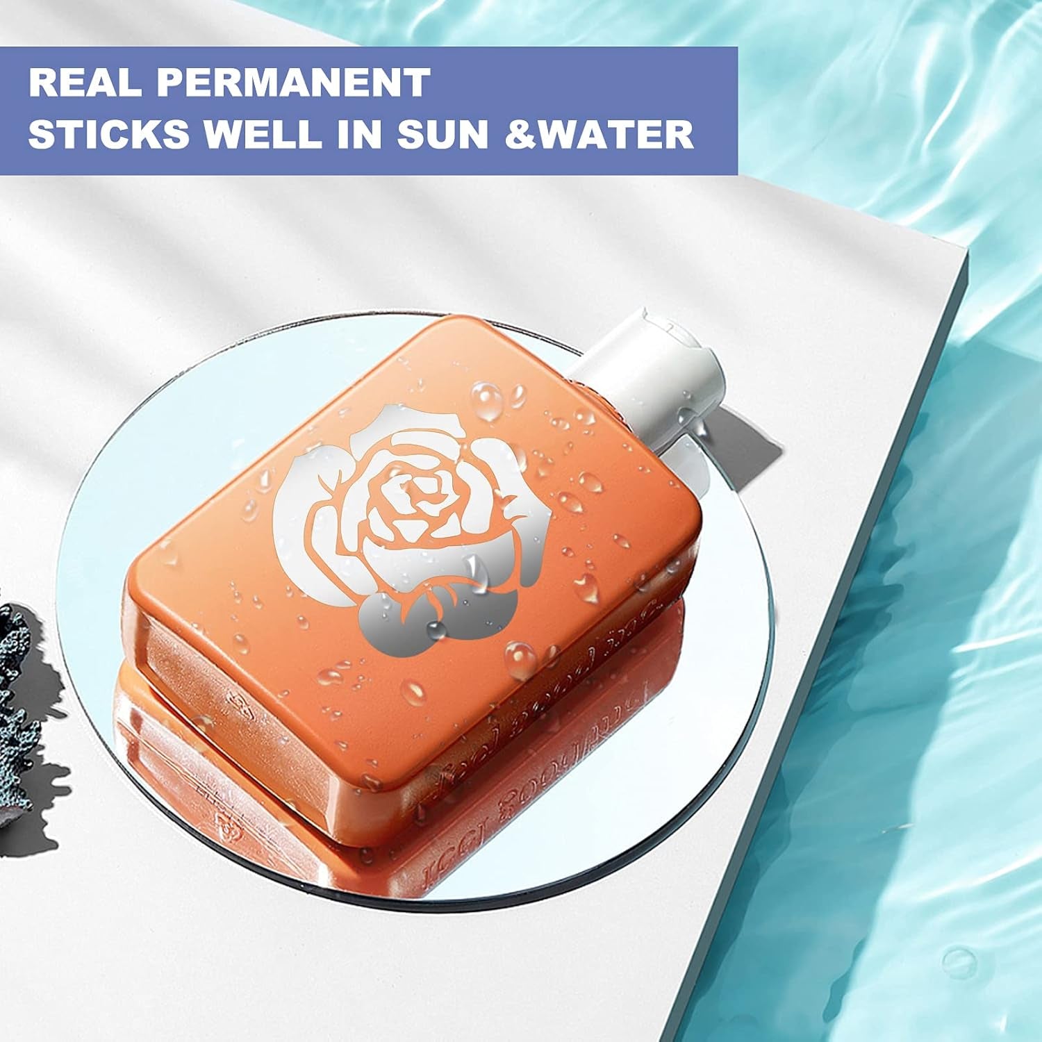 Silver & Gold Chrome Vinyl - 12" X 10FT Mirror Metallic Silver Vinyl - Easy to Weed & Transfer