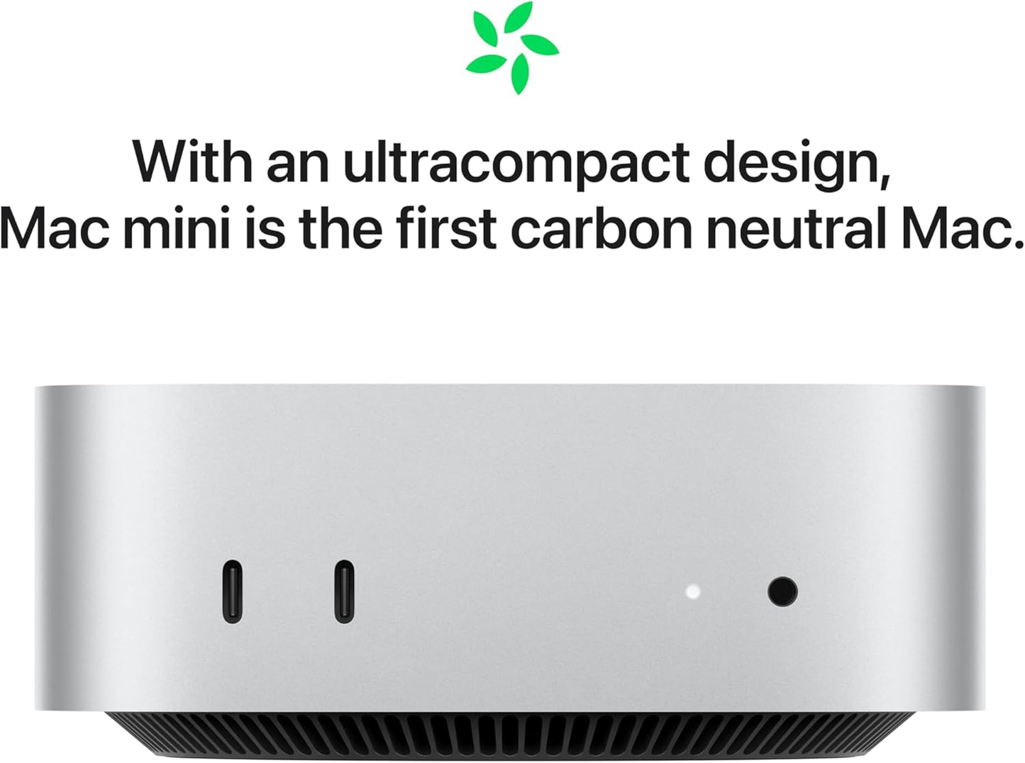 Apple 2024 Mac Mini Desktop Computer with M4 Chip with 10‑Core CPU and 10‑Core GPU: Built for Apple Intelligence, 16GB Unified Memory, 256GB SSD Storage, Gigabit Ethernet. Works with Iphone/Ipad