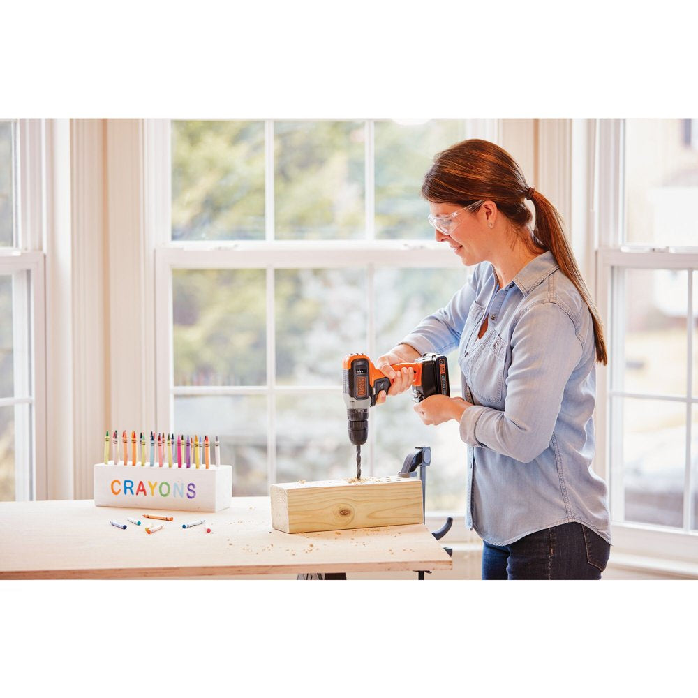 20-Volt MAX Lithium Cordless Drill, BCD702C1