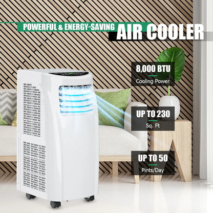 Portable Air Conditioner 5500 BTU (8000BTU ASHRAE) Dehumidifier