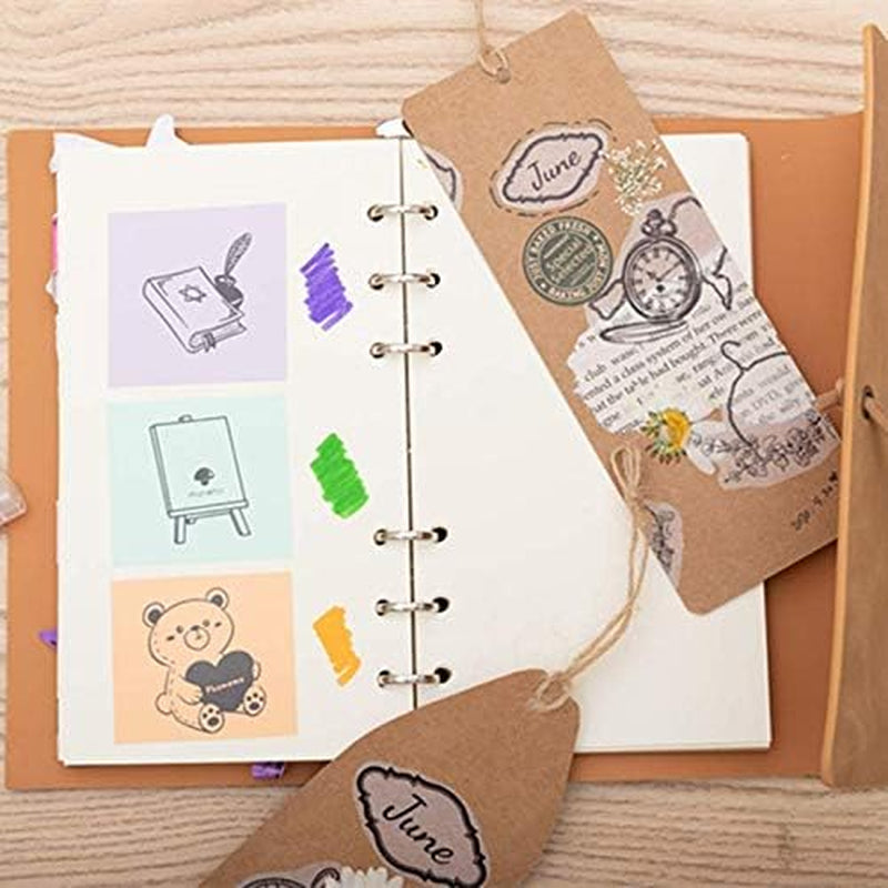 Phomemo Colorful Thermal Sticker Paper M02/M02 Pro/M02S/M03 Mini Printer, Black Character on Mint Green/Purple/Orange, 50Mm X 3.5M, Diameter 30Mm, 3 Rolls