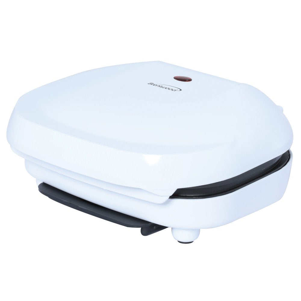 Brentwood TS-605 Non-Stick 750W Indoor Electric Contact Grill, White