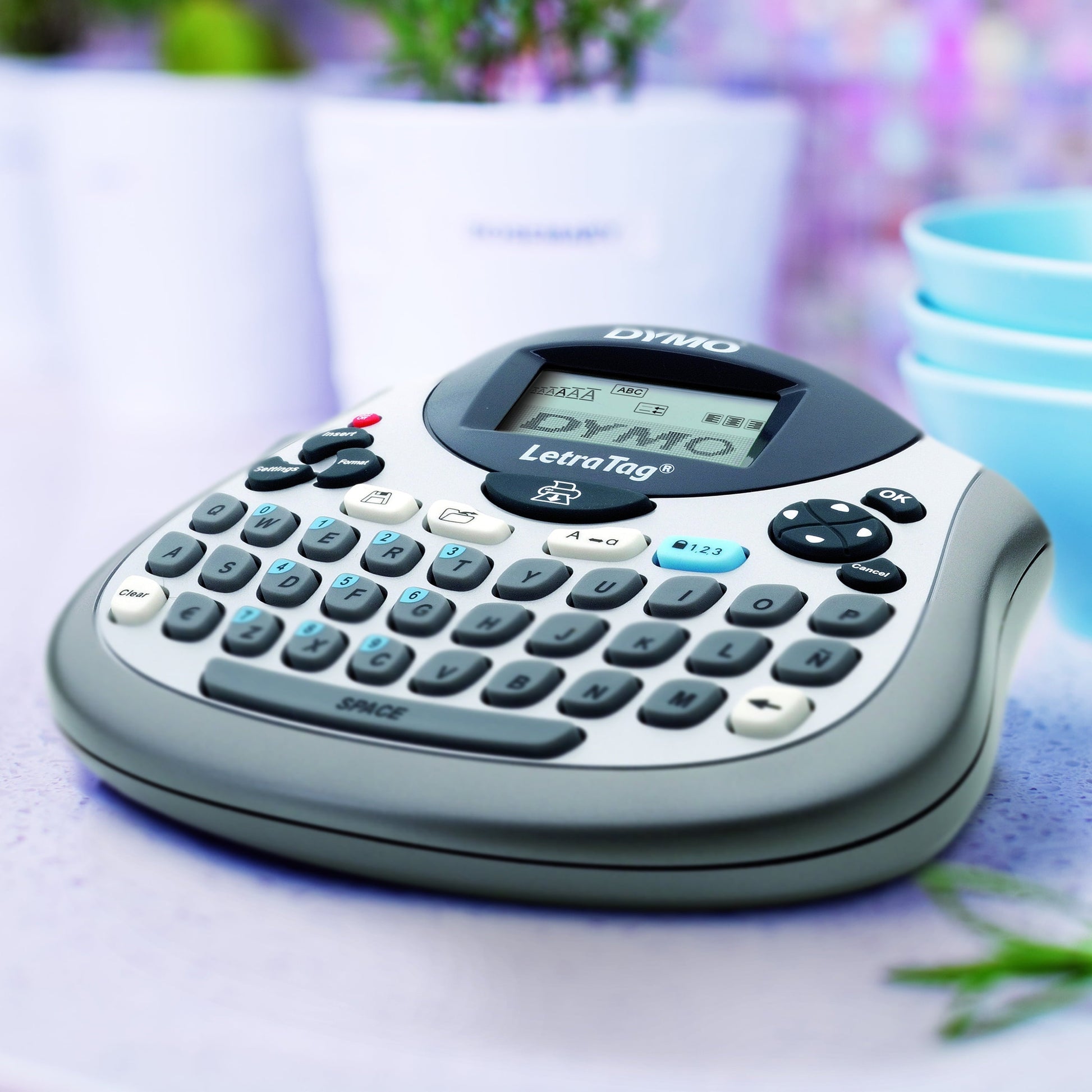 Letratag 100T QWERTY Label Maker, Includes Black Print on White Paper Label, 1 Count