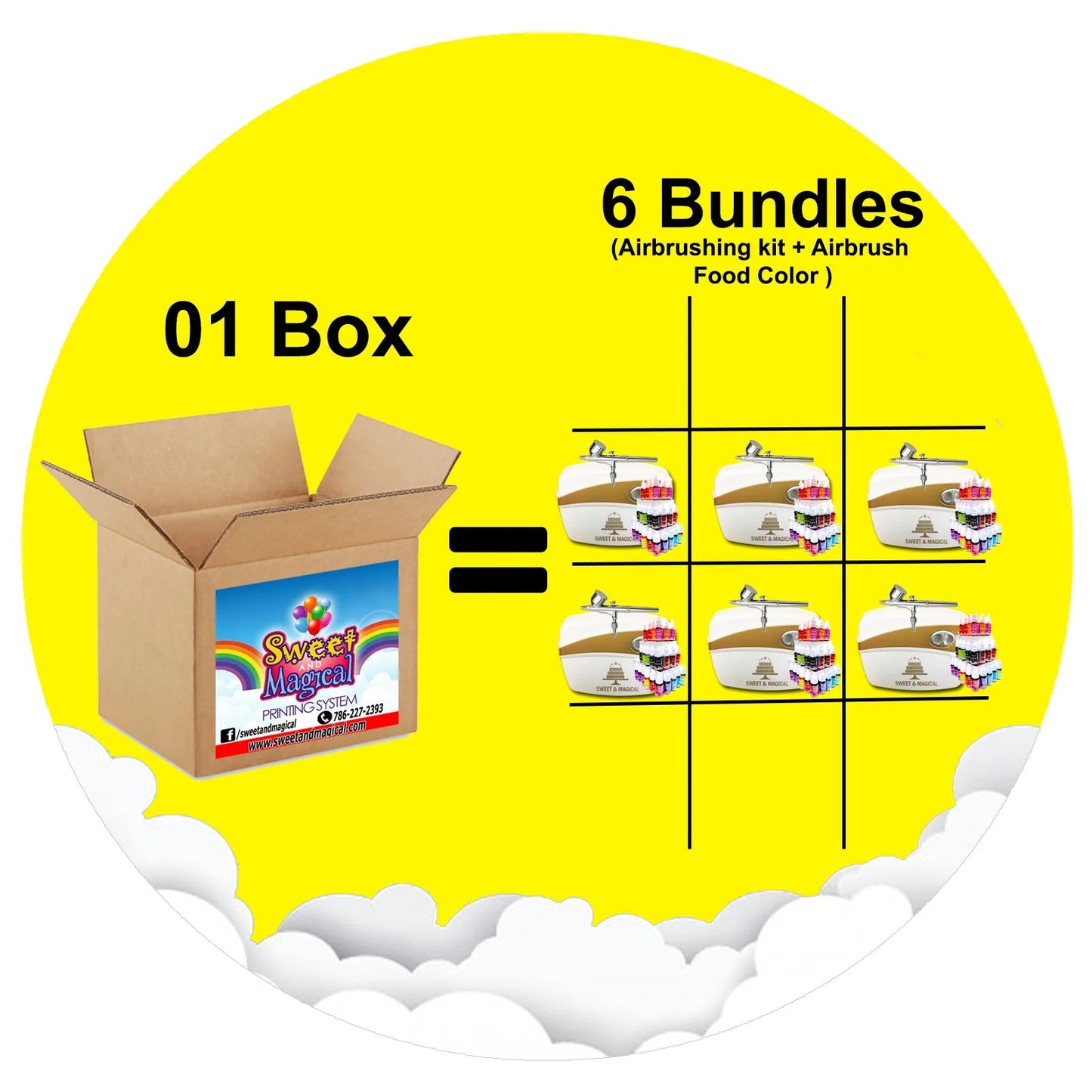 Airbrush Bundle - Box of 6 Units