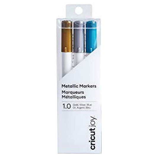 Joy Metallic Markers, 1.0 (3) Gold, Silver, Blue