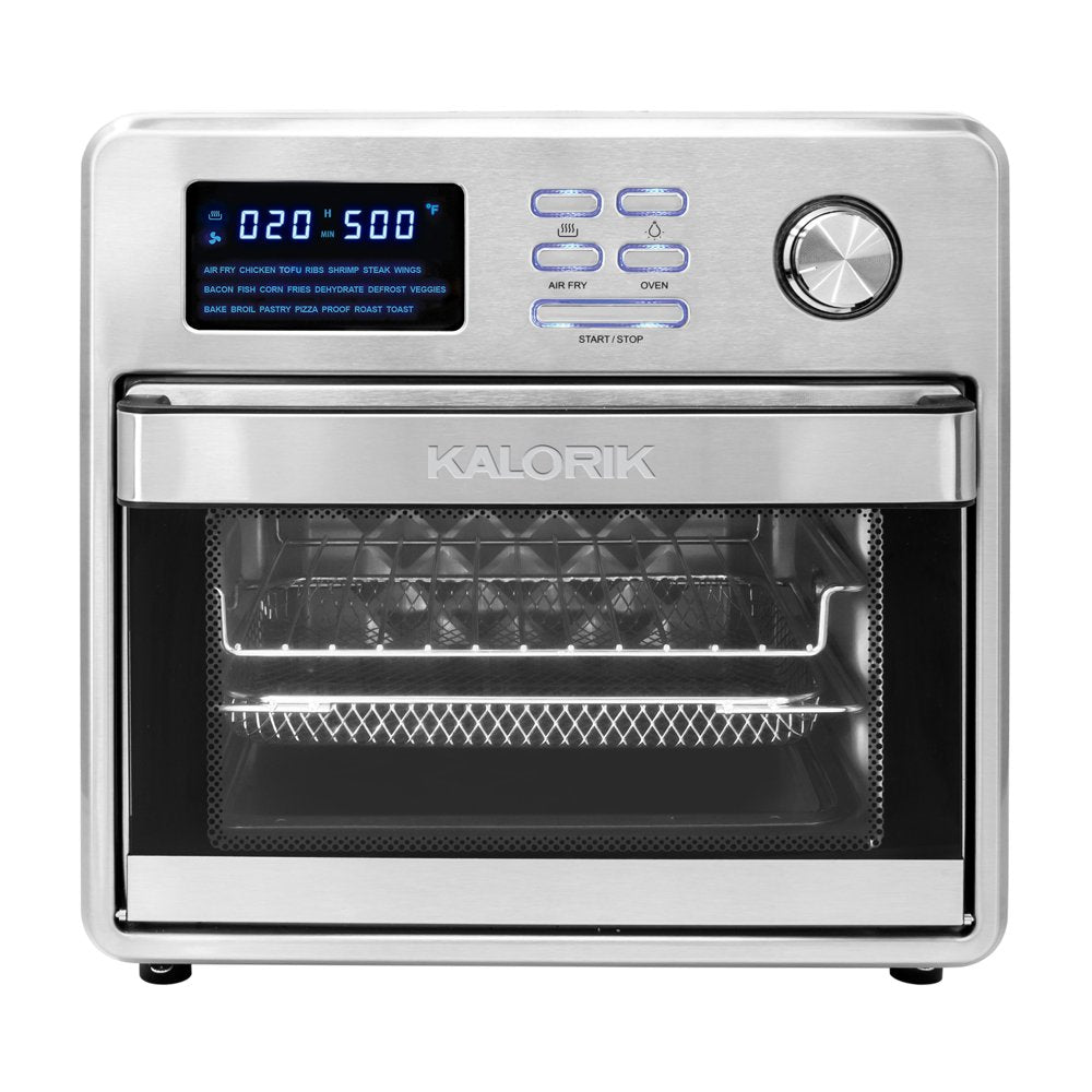 MAXX® 16 Quart Digital Air Fryer Oven Stainless Steel, AFO 47797 SS