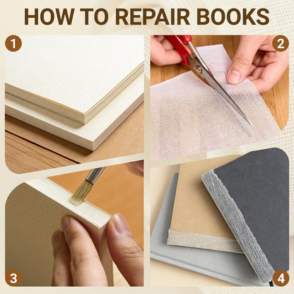 Book Binding Cloth, 2Pcs19.7X27.6 Inches Book Cloth for Book Making Bookbinding, Cloth Book Repair Cloth Material for Repairing Binding of Old Books