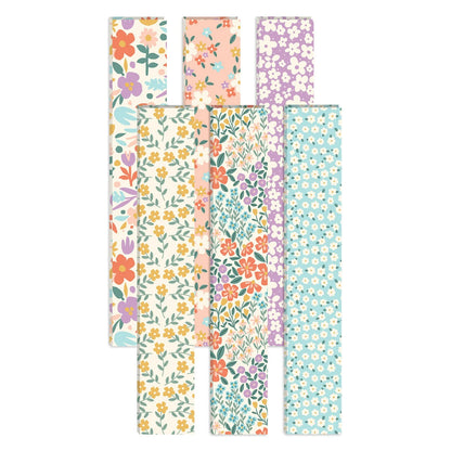 We R Thermal Cinch Binding Spine 6/Pkg-Floral
