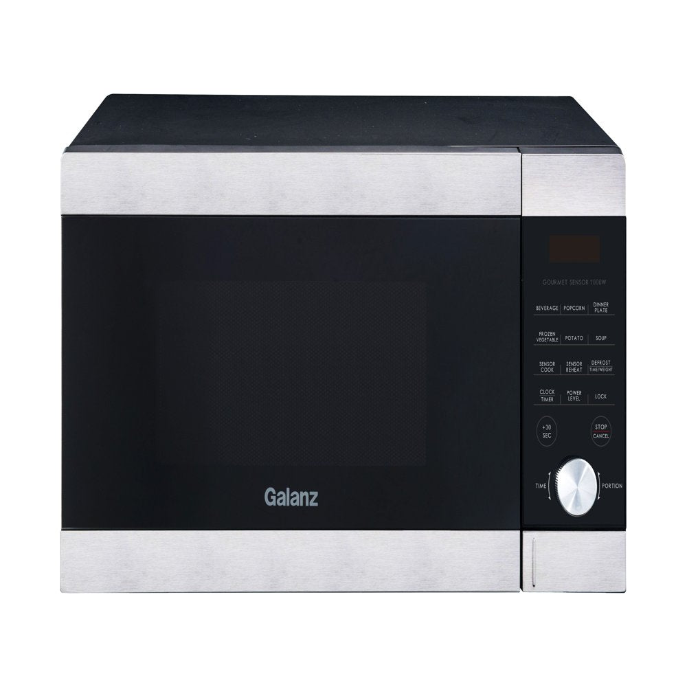 Express Wave 1.1 Cu. Ft. Sensor Cook Countertop Microwave Oven, 1000 Watts, Stainless Steel, New