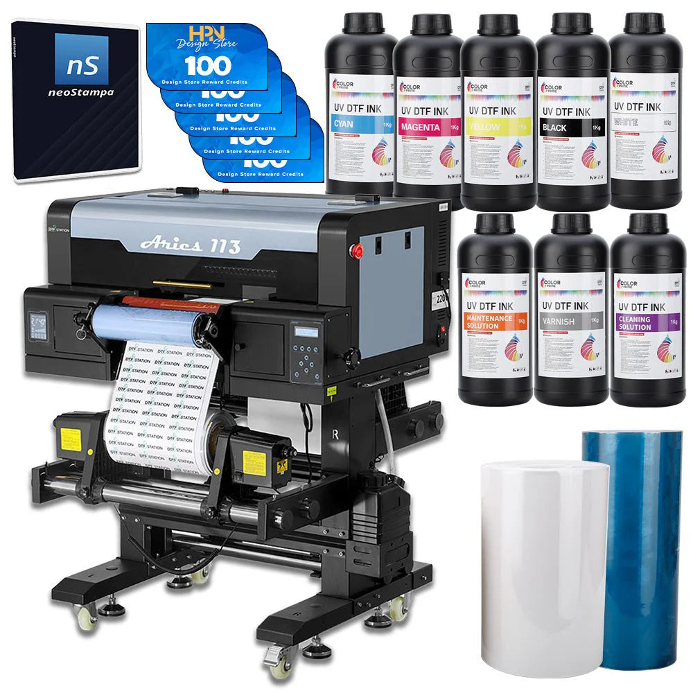 Aries 113 UV 12" DTF Printer Bundle