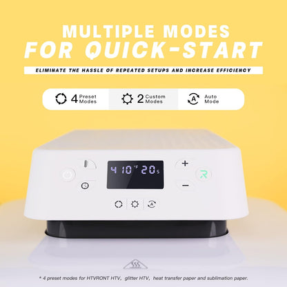 Auto Heat Press Machine for T Shirts - 15X15 Heat Press Accessories & HTV Vinyl Rolls Heat Transfer Vinyl