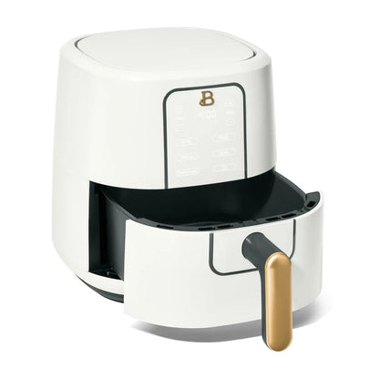 3 Qt Air Fryer with Turbocrisp Technology, White Icing by Drew Barrymore